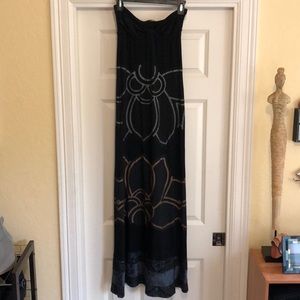 Custo Barcelona Mixed Media Gown